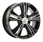 Легковой диск Khomen Wheels KHW1603 6x16 5x114,3 ET43 67,1 Black-FP