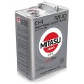 Mitasu MJ-220 SUPER DIESEL 5W-30 API CI-4/CH-4/CG-4/CF/SL полусинтетическое 4 л